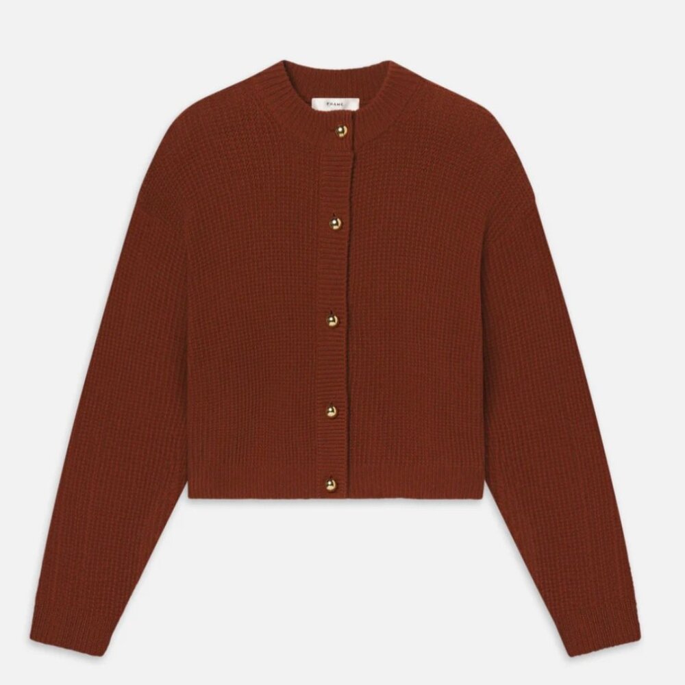 The Femme Cardi -- Rust (size S)